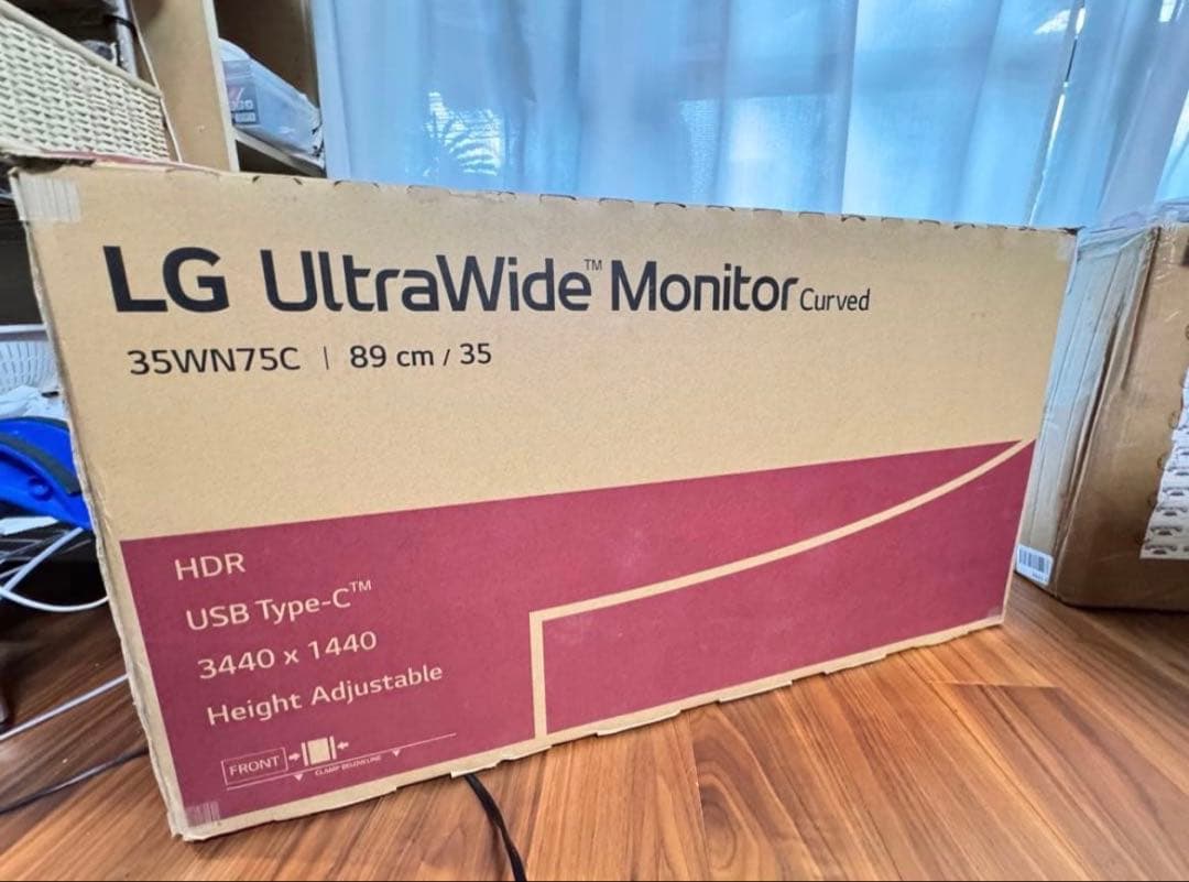 LG 32インチウルトラワイドモニター　湾曲型