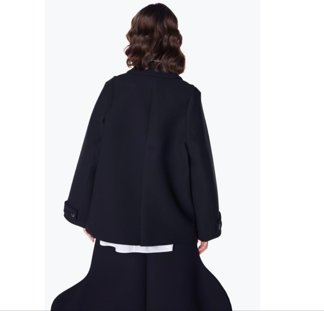 エンフォルド　ボンディング　ブラックハーフコート美品