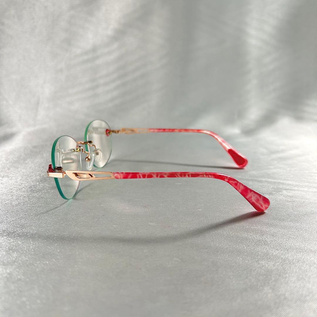 アイブレラクリアエバー 眼鏡感覚サングラス ピンク eyebrella リムレス