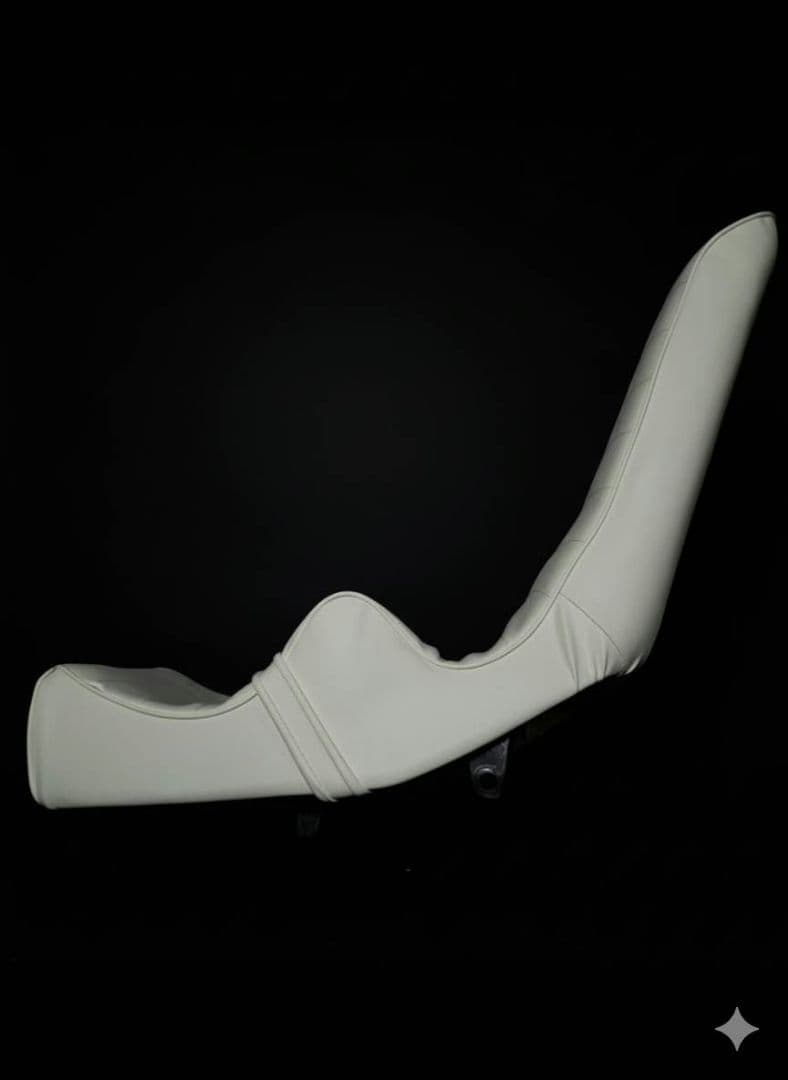 エイプ自作三段シート☆白レザー45cm
