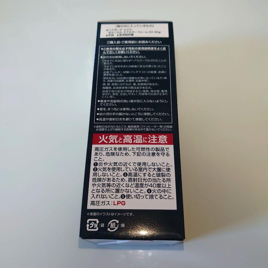 HBE ボタニカルエアカラーフォームEX ナチュラルブラック 80g 3個セット