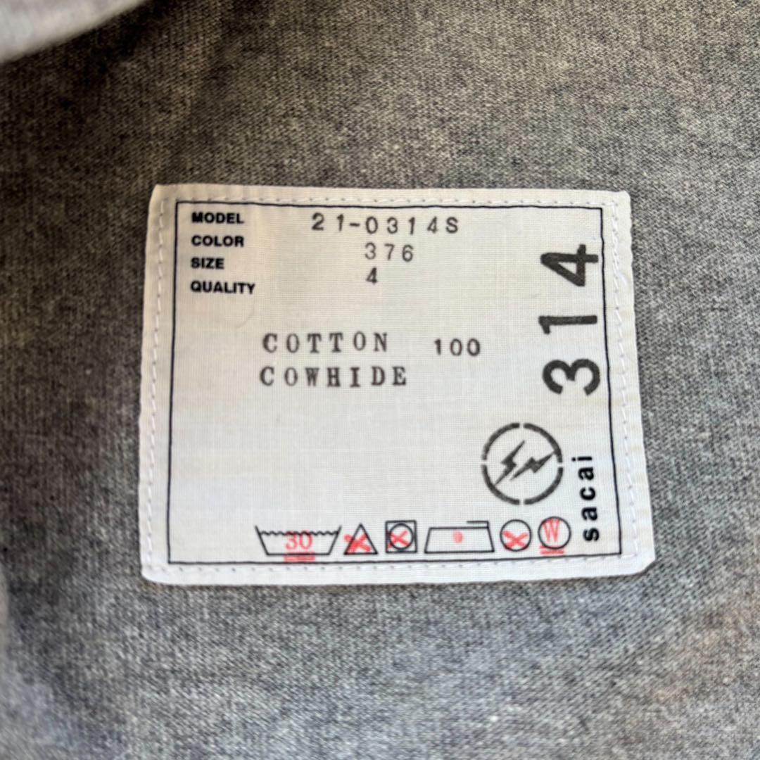 【希少】sacai fragment コラボ Ｔシャツ サイズ 4(XL)