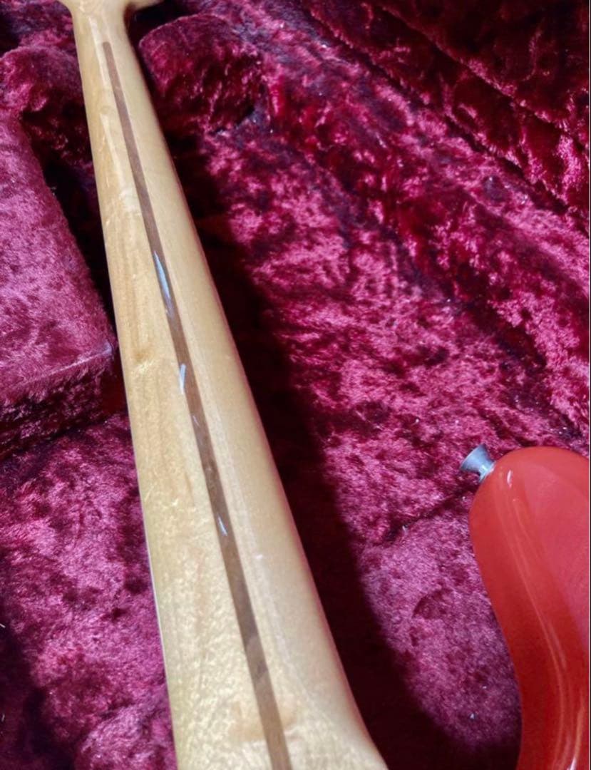 ベース Fender Japan 70's Jazz bass fiesta red