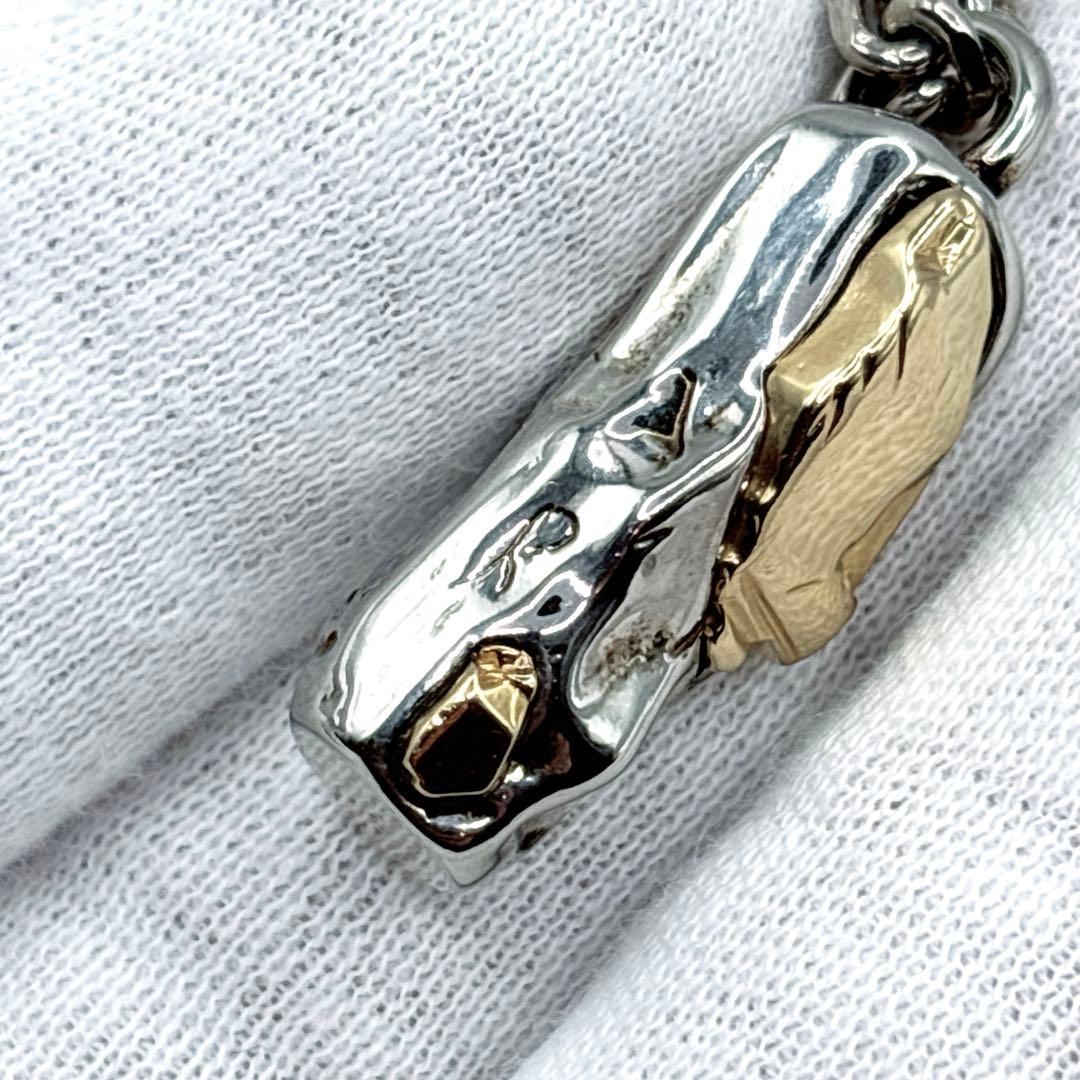 【美品】 Dior トーテムネックレス CDロゴ シルバー ゴールドGP メンズ