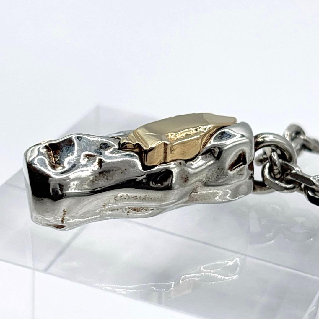 【美品】 Dior トーテムネックレス CDロゴ シルバー ゴールドGP メンズ