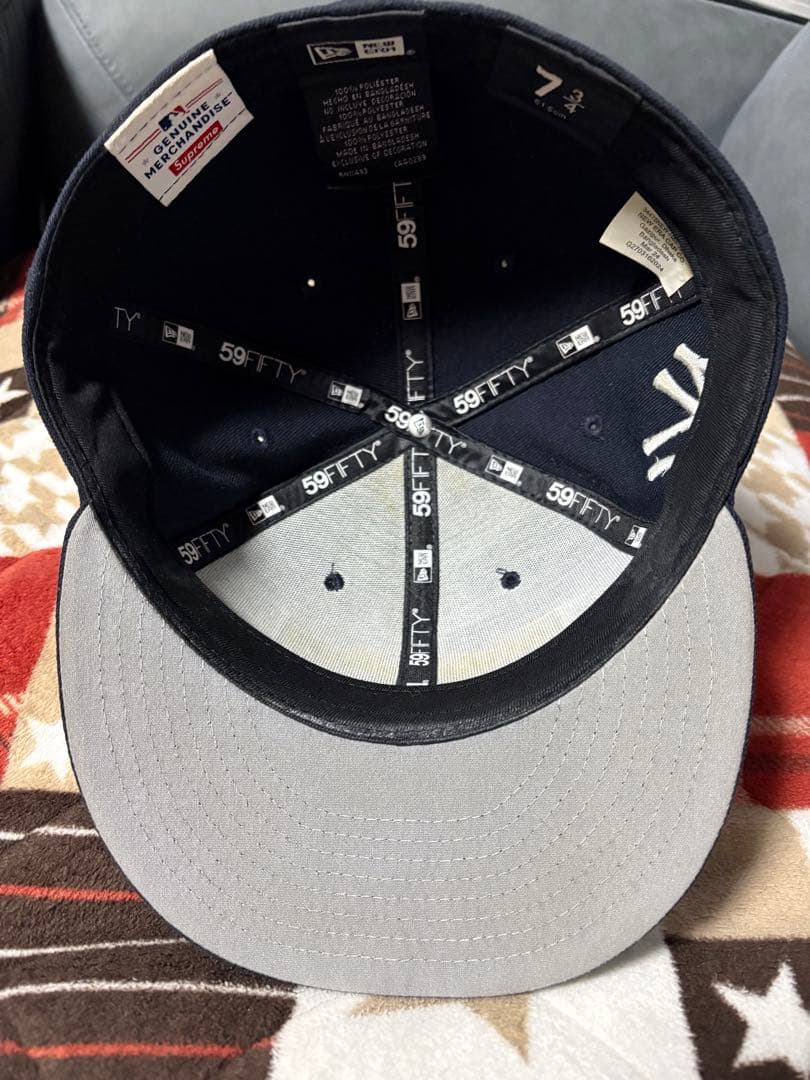 帽子 MLB TEAM box logo new era 61.5cm