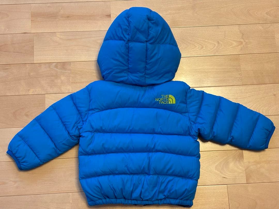 【送料込・美品】THE NORTH FACE フード付きダウンジャケット80cm