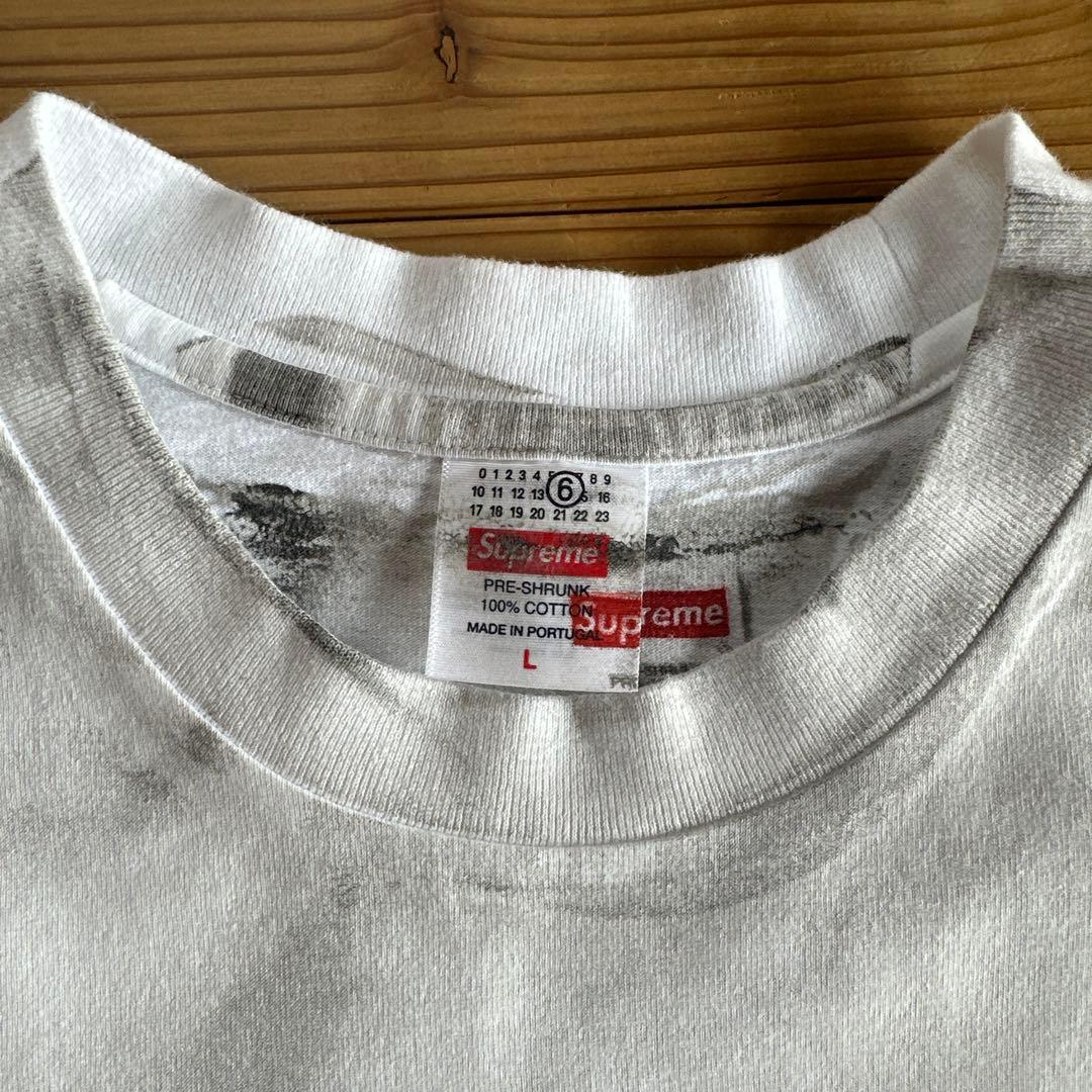Supreme mm6 Tシャツ　シュプリーム　マルジェラ　Ｌサイズ
