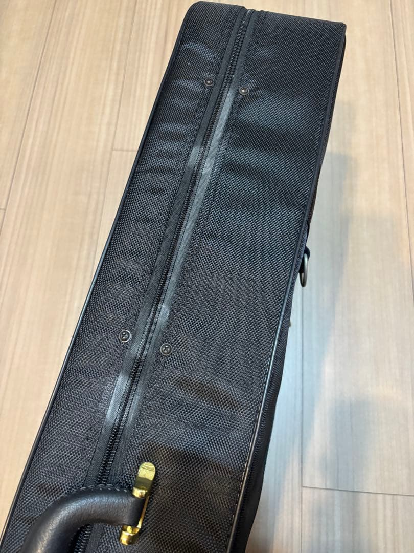 三味線ケース 黒 赤内装