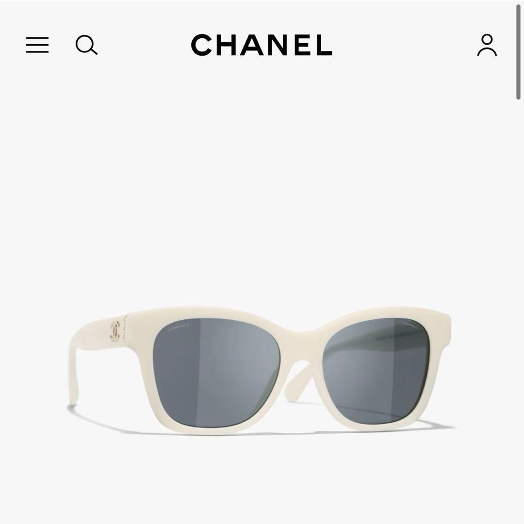 現行品　CHANEL シャネル　スクエア　シェイプ サングラス　ココマーク