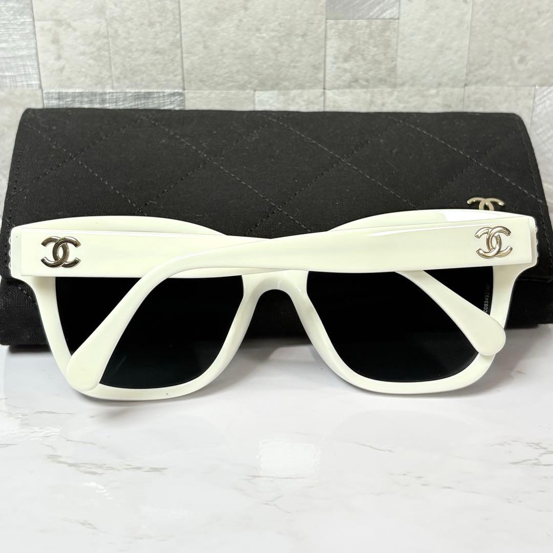 現行品　CHANEL シャネル　スクエア　シェイプ サングラス　ココマーク
