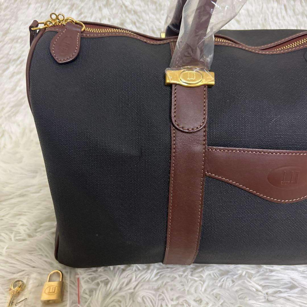 新品未使用　ダンヒル　dunhill ボストンバッグ　レザー　大容量