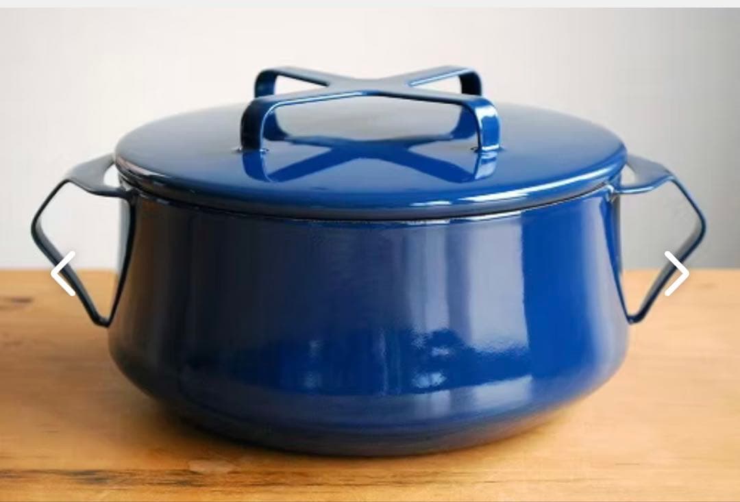 ★DANSK♬ホーロー両手鍋18cm★新品未使用