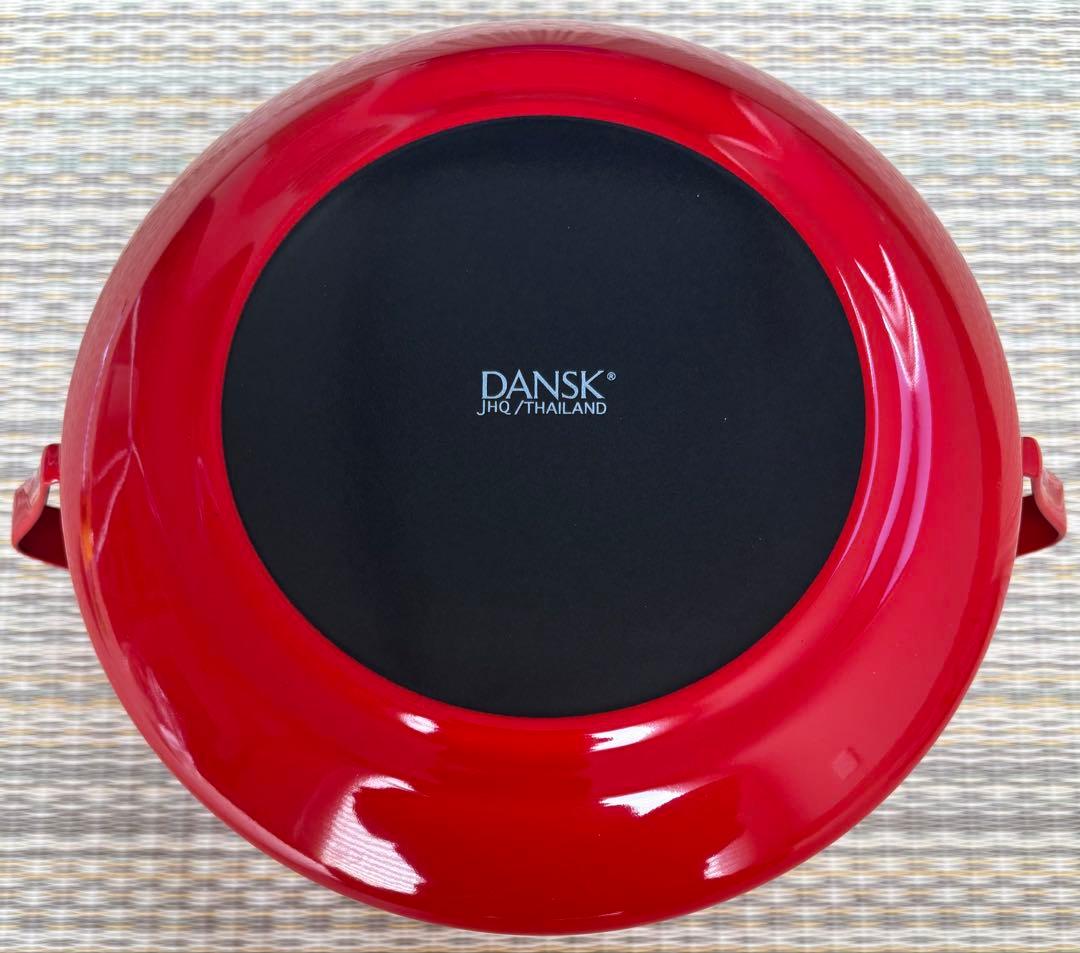 ★DANSK♬ホーロー両手鍋18cm★新品未使用