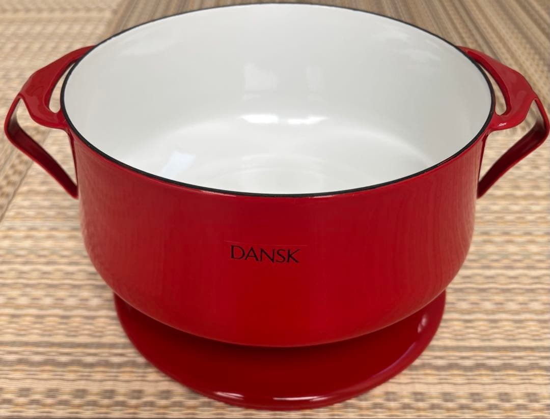 ★DANSK♬ホーロー両手鍋18cm★新品未使用