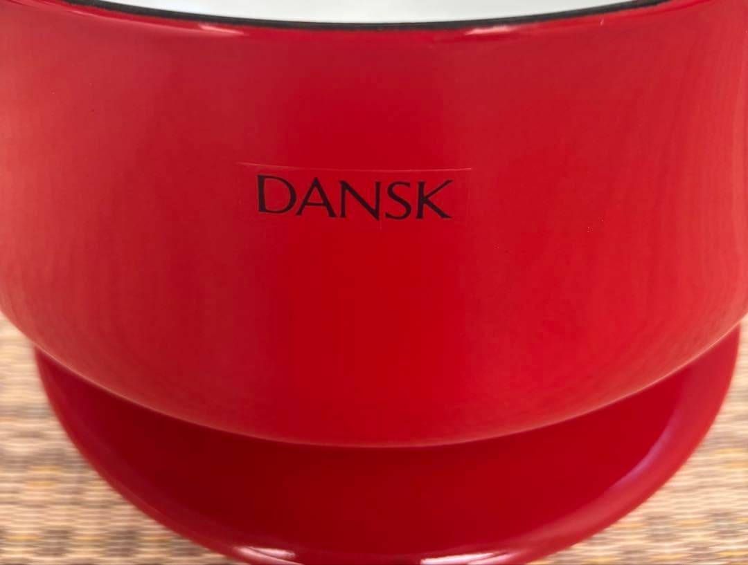 ★DANSK♬ホーロー両手鍋18cm★新品未使用