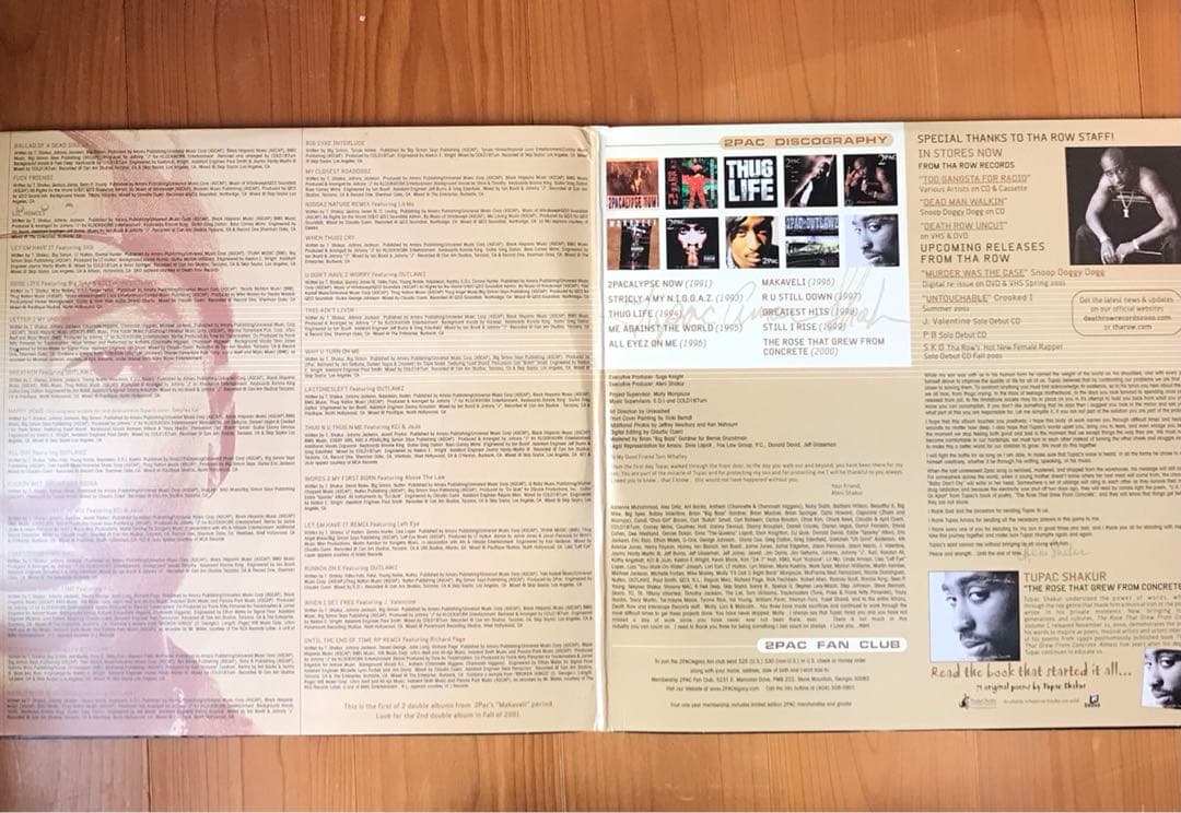 2PAC Until The End Of Time LP レコード