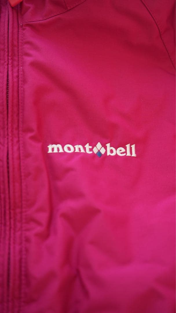 mont-bell スキーウェア ピンク つなぎ 110