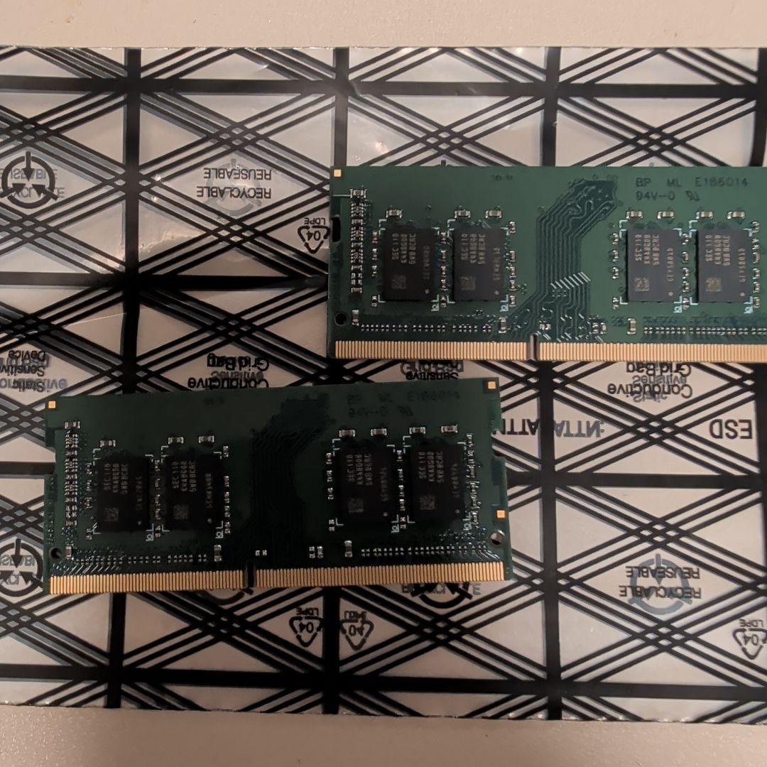8GB DDR4 2400 SODIMM メモリ 2枚 16GB