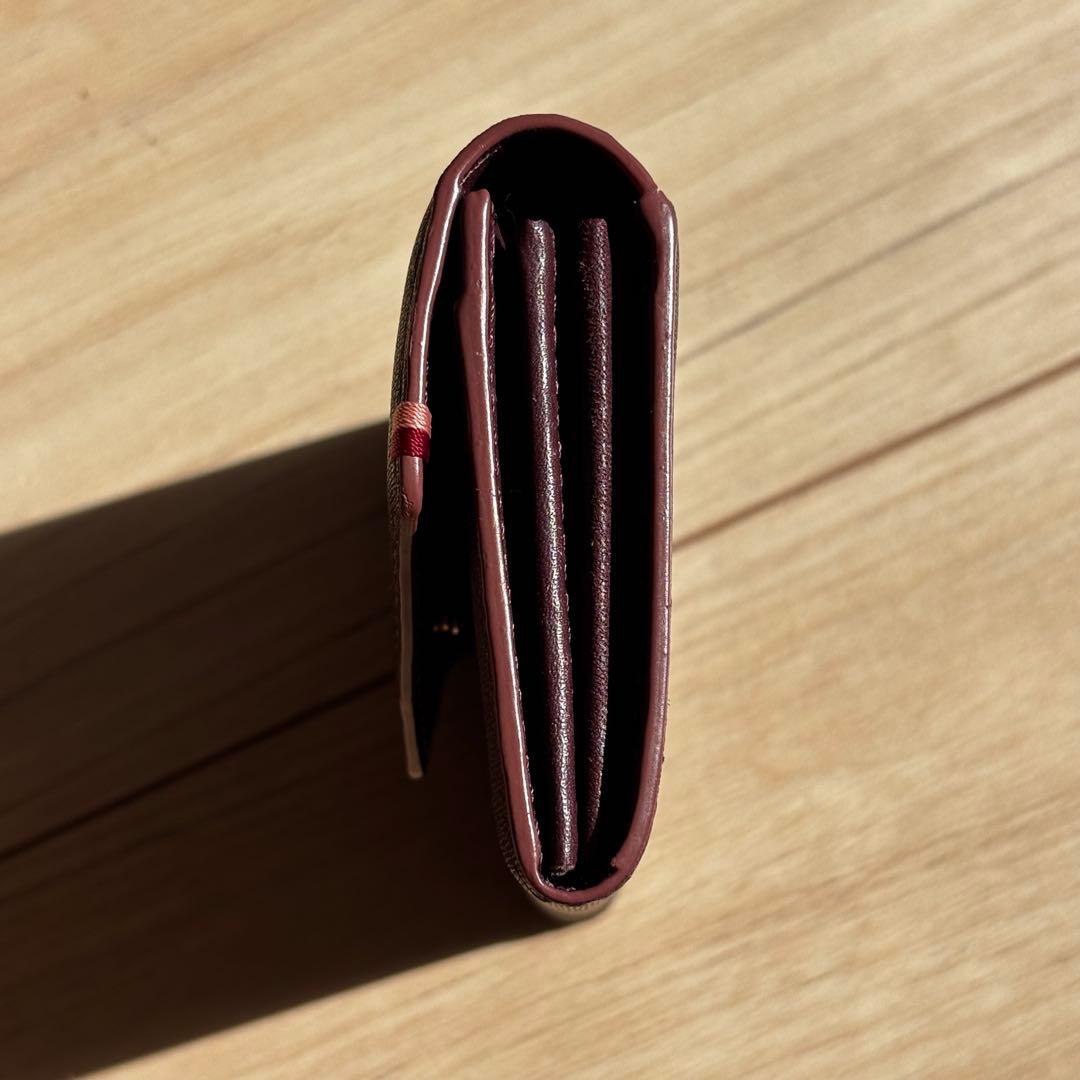 Paul Smith ハイライトステッチ 名刺入れ　ダークパープル