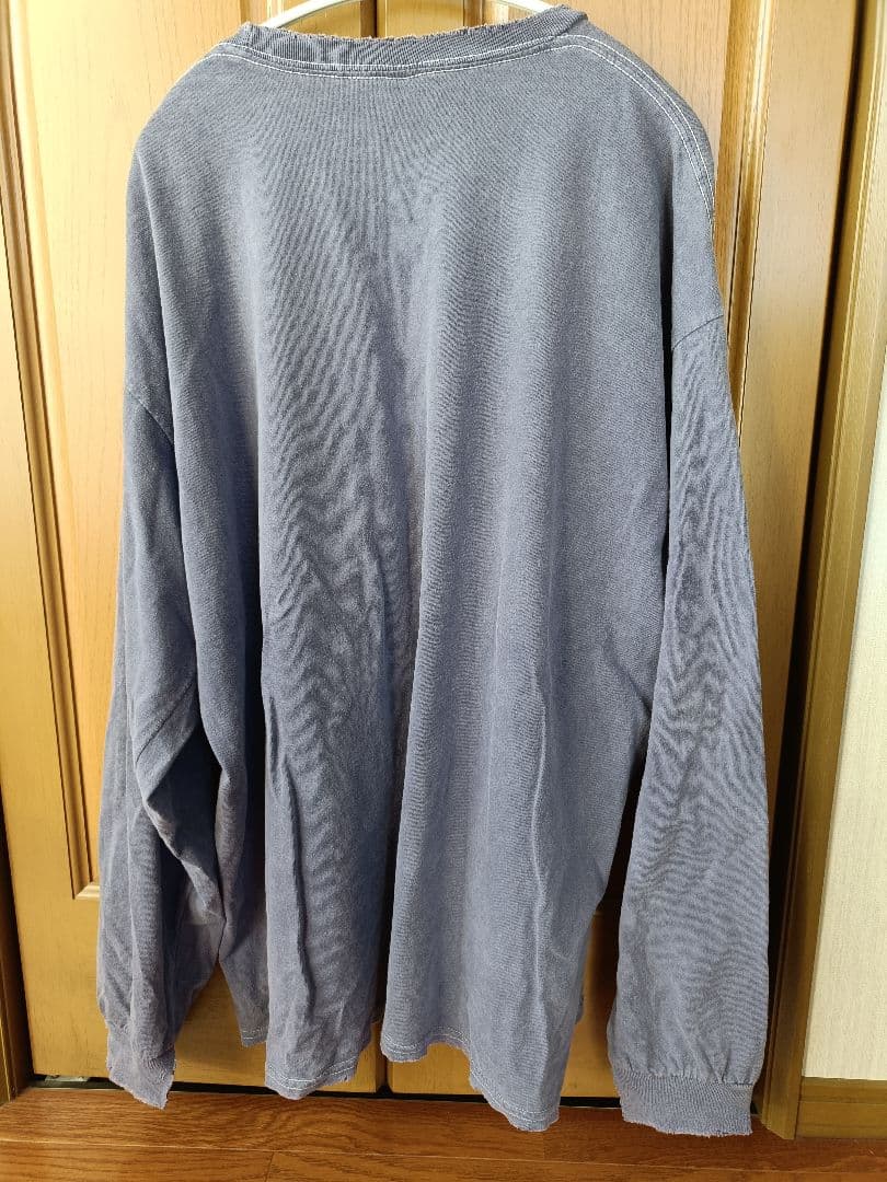 ポ*ー様 ANCELLM EMBROIDERY DYED LS T-SHIRT