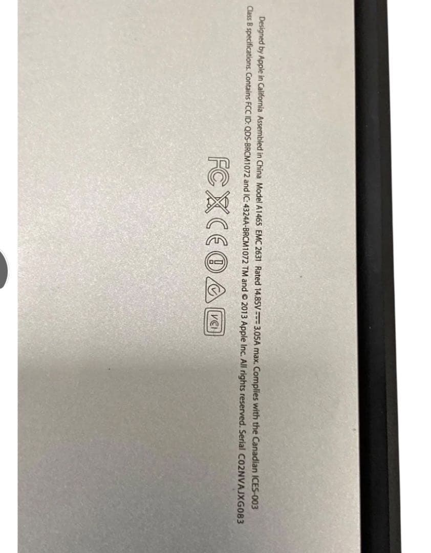 まとめ　2台 Apple Mackbook Air A1465
