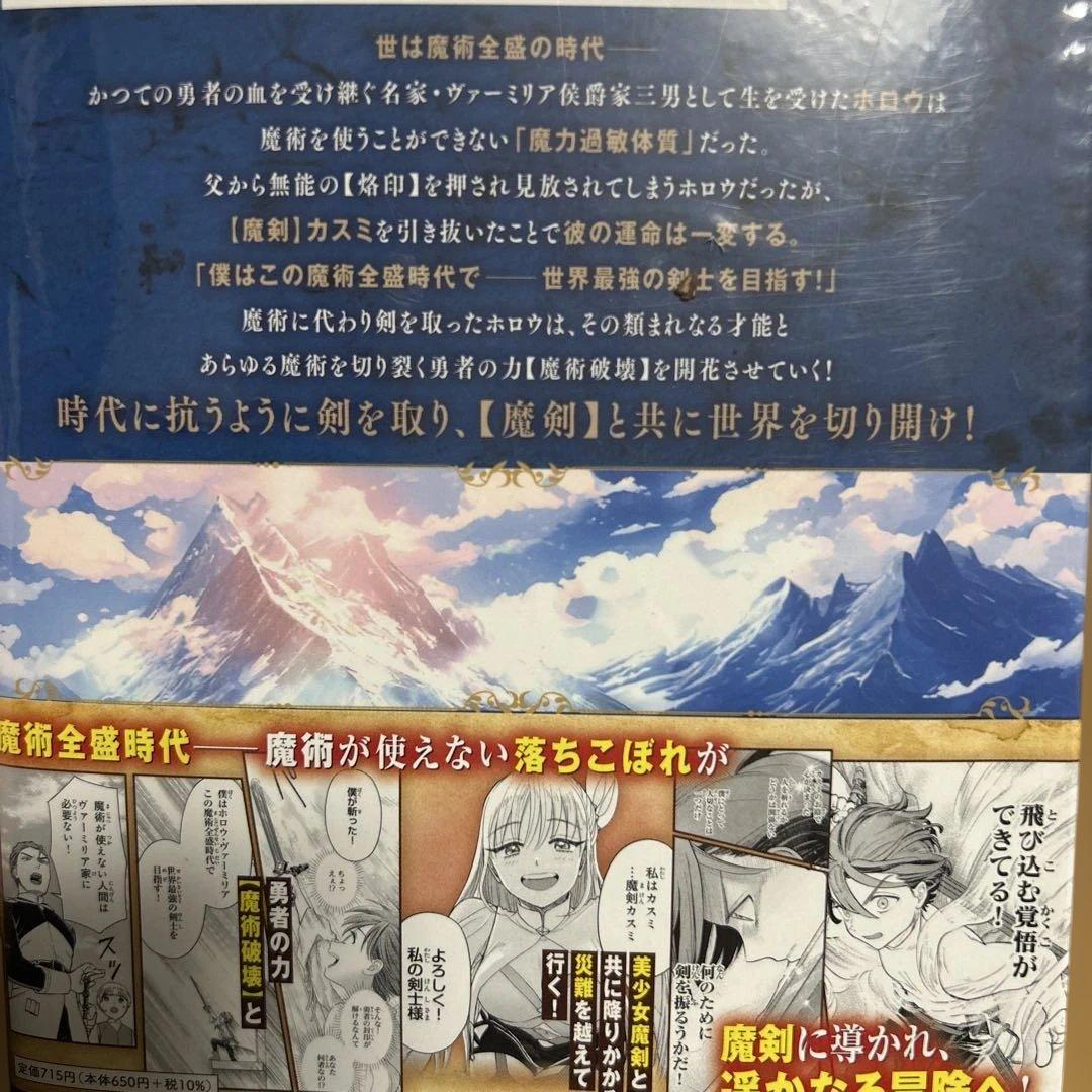 落ちこぼれ魔剣使いの英雄譚～魔術が使えず無能の烙印を押されましたが、【魔術破壊…