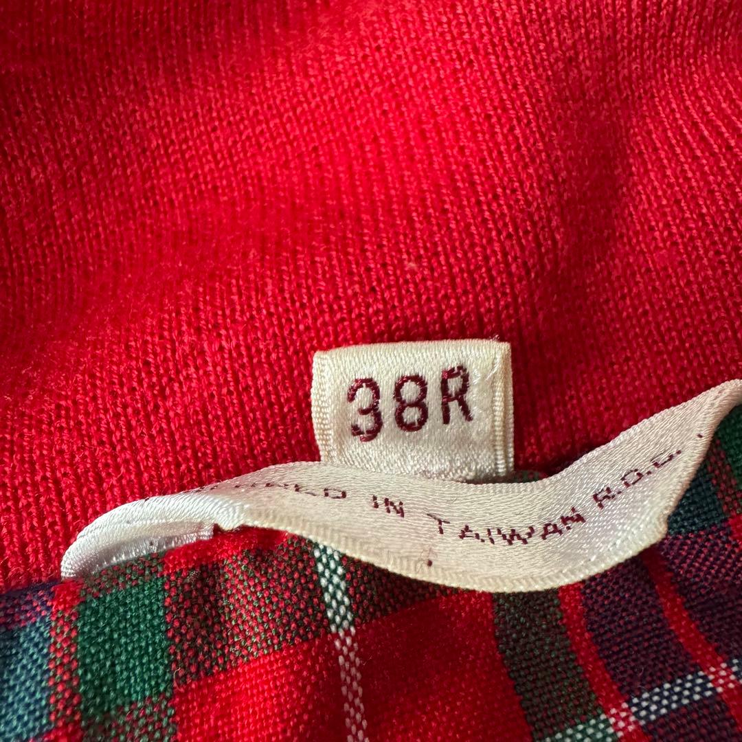 BARACUTA レッド スイングトップ 38R M相当 バラクータ チェック