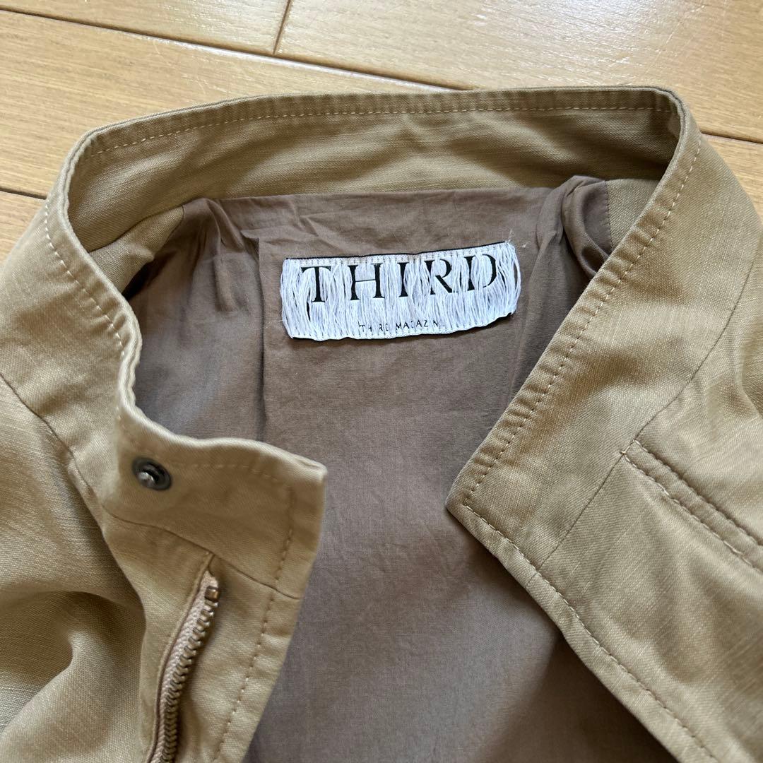 thirdmagazine サードマガジン ミリタリーコート ベージュ