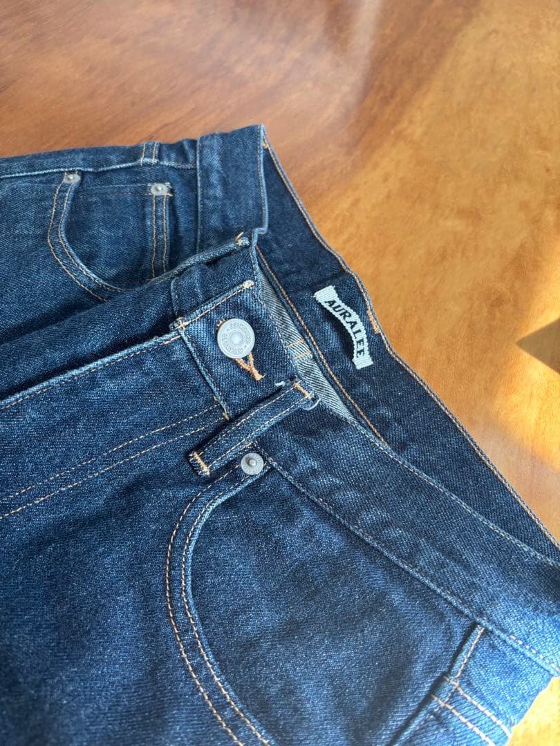パンツ AURALEE HARD TWIST DENIM 5P PANTS SIZE25