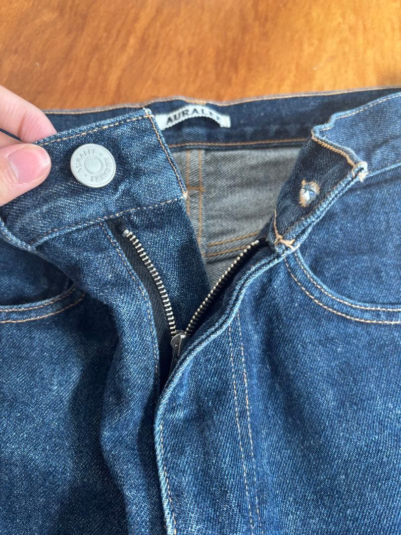 パンツ AURALEE HARD TWIST DENIM 5P PANTS SIZE25