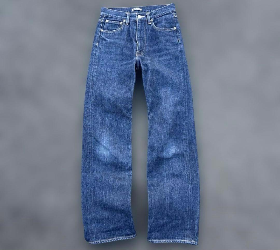 パンツ AURALEE HARD TWIST DENIM 5P PANTS SIZE25