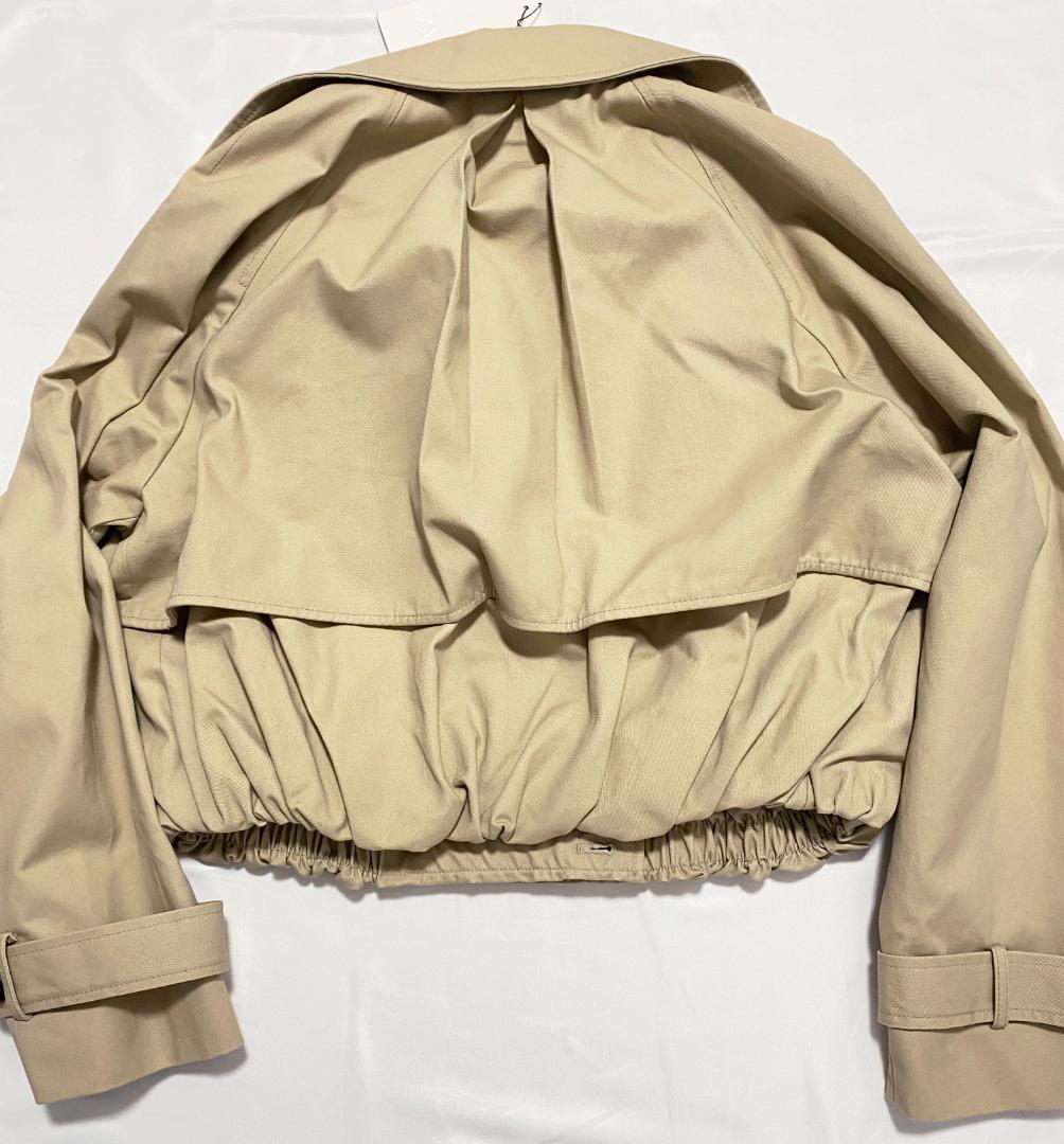 na0＊　新品‼ ZARA ショートバルーントレンチコート コムギ色 XS