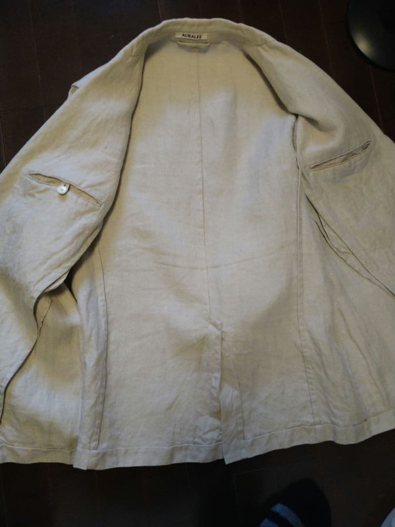 ジャケット・アウター AURALEE 18SS LINEN GABARDINE JACKET 5