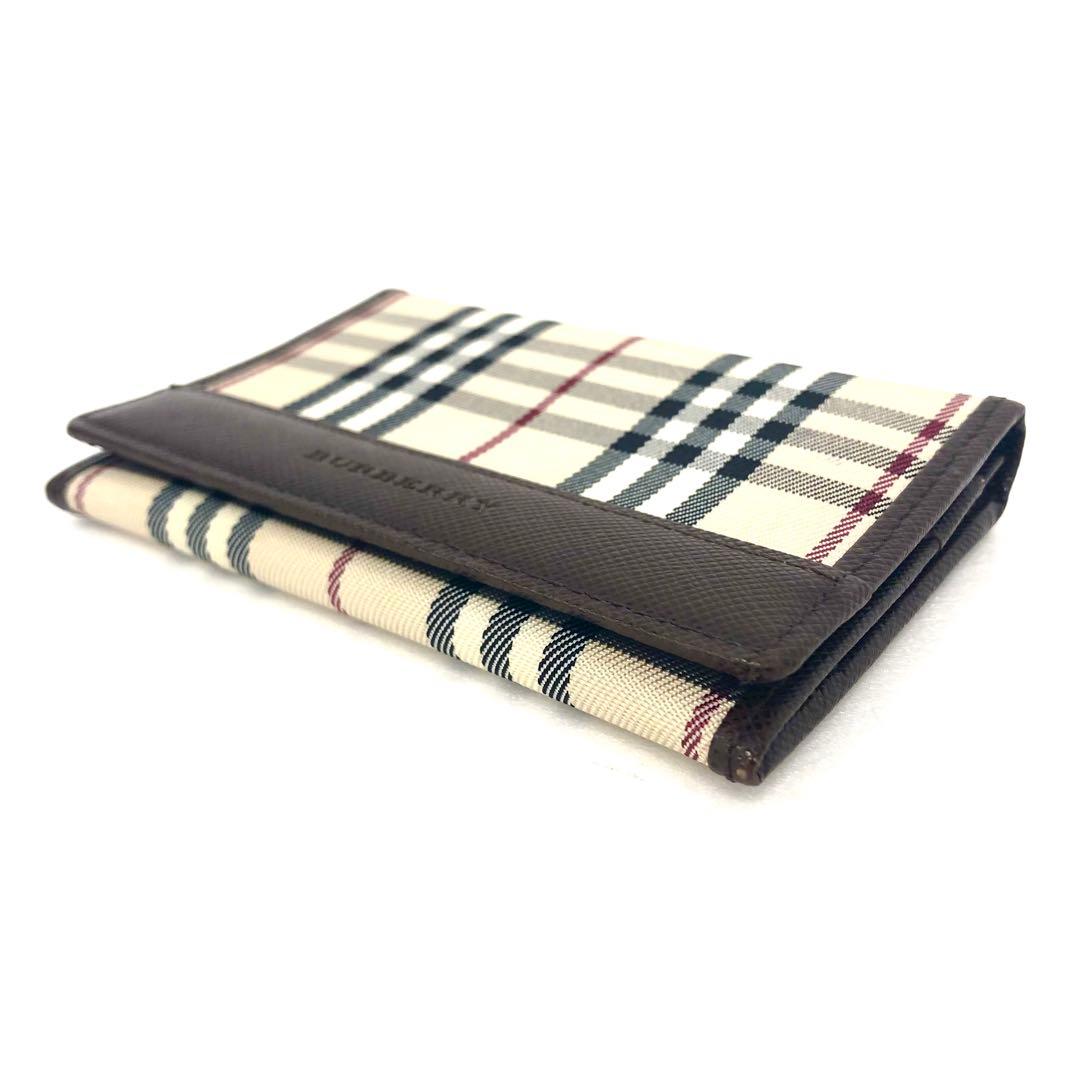 M02/003 BURBERRY バーバリー ノバチェック カード入れ 名刺入れ