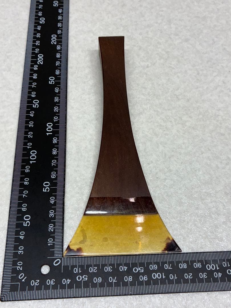 Z003）高級　天然素材　本鼈甲　べっこう　三味線　バチ　撥　和楽器　弦楽器