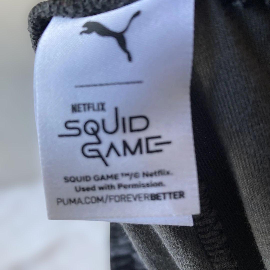 PUMA SQUID GAME(イカゲーム)ベロアジャージ・トラックパンツL