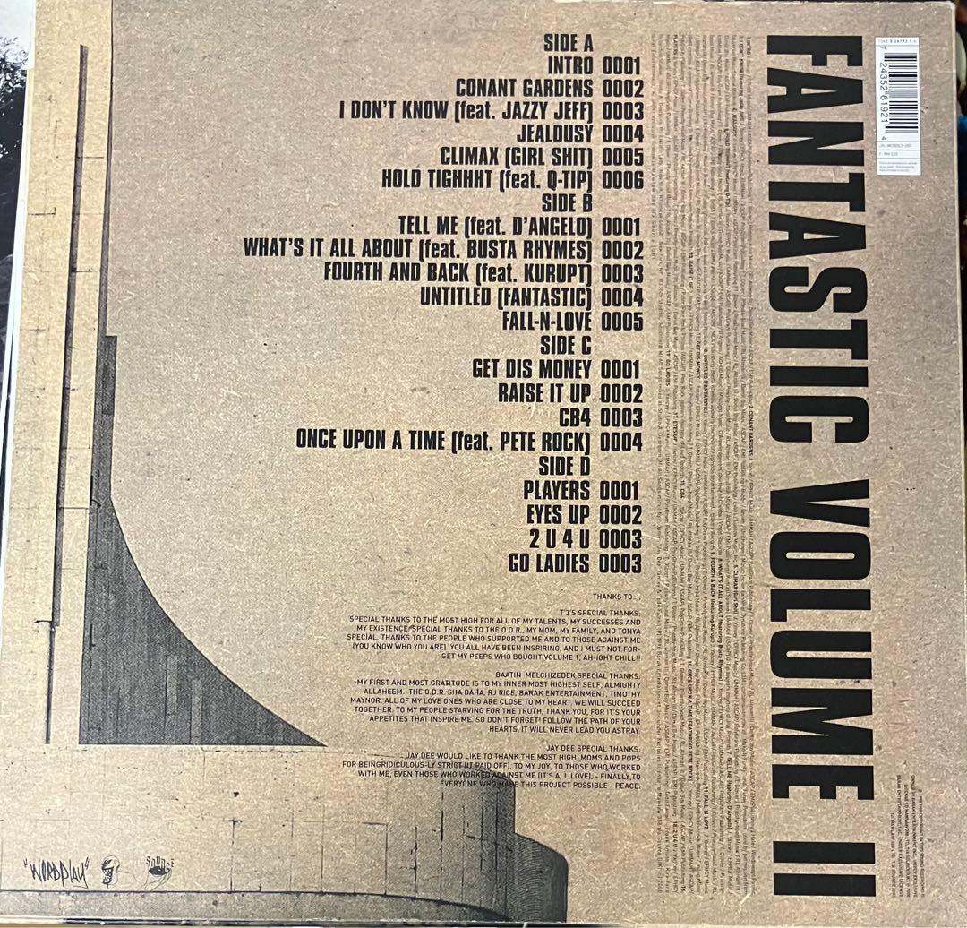 【UK盤2LP】Slum Village Fantastic Volume II