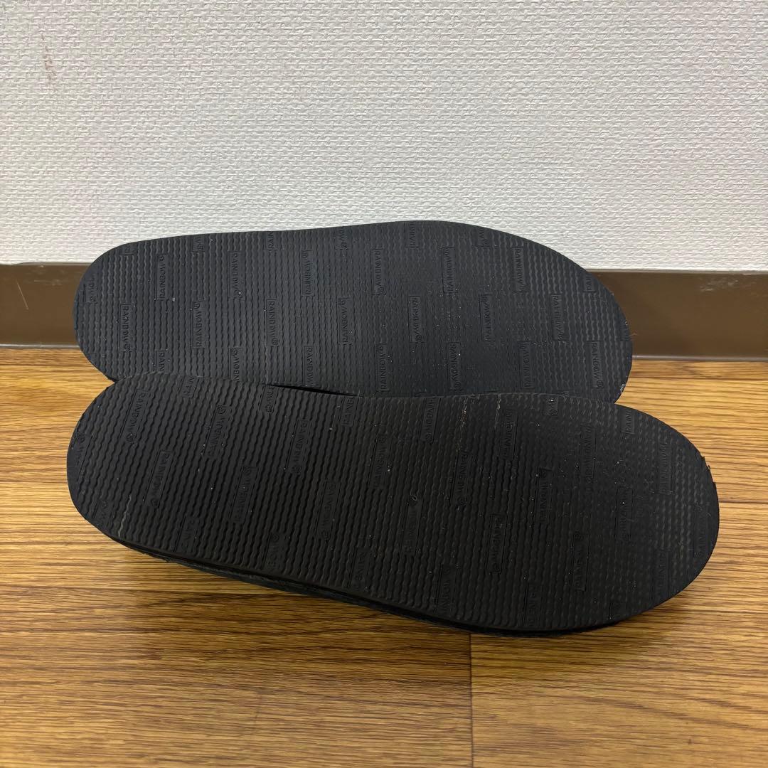 【極美品】レインボーサンダル　ローファー　ブラック