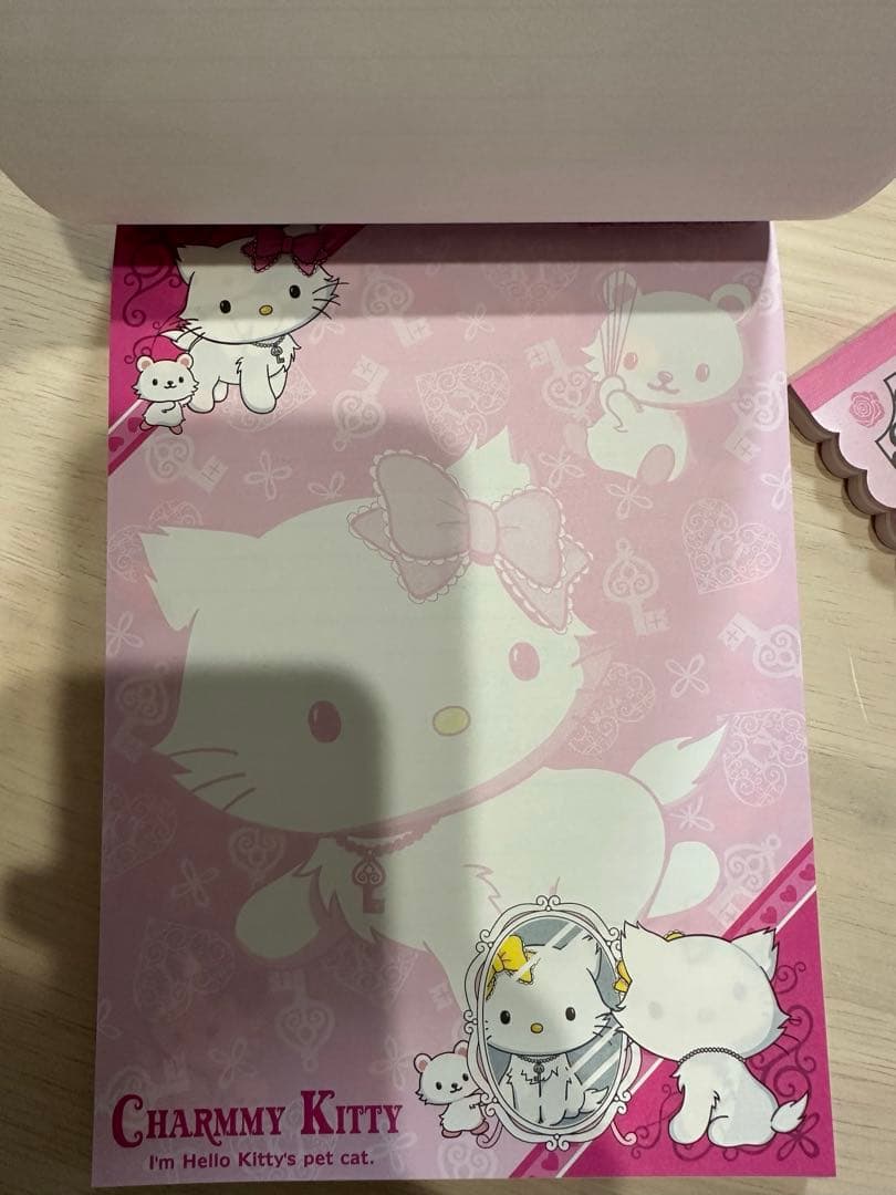 チャーミーキティ　メモ帳　平成レトロ