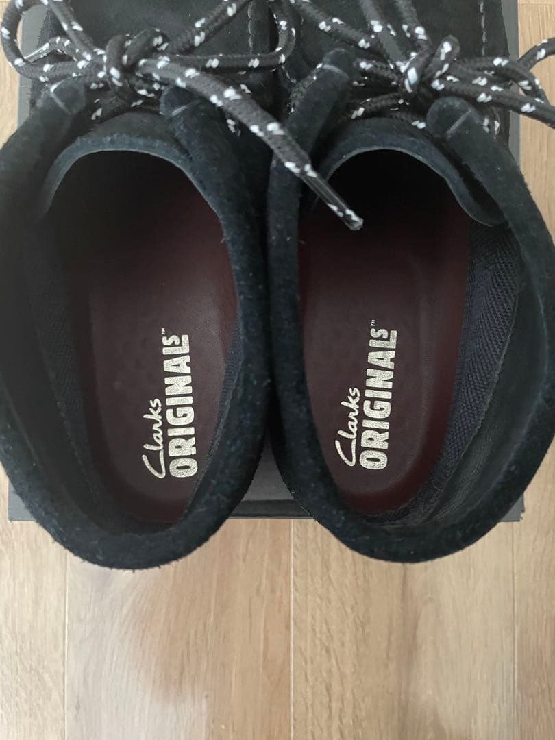 靴 clarks wallabee gore-tex 27cm