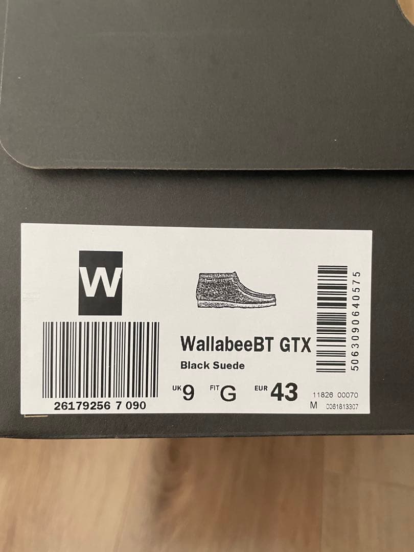 靴 clarks wallabee gore-tex 27cm