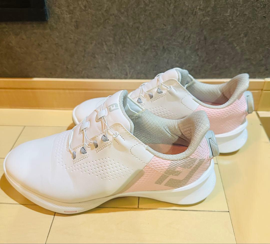 FootJoy ゴルフシューズ ホワイト/ピンク
