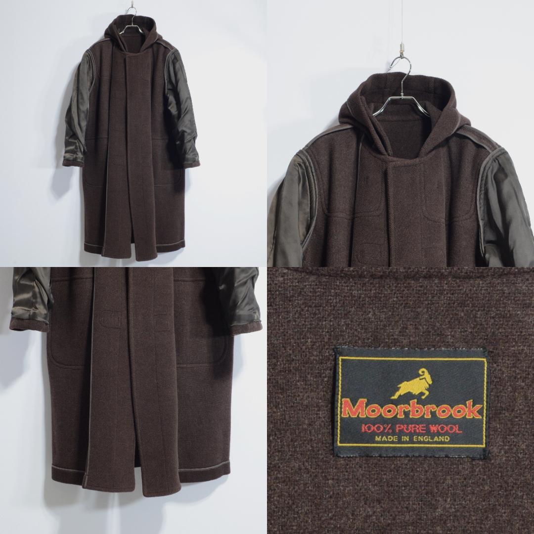 超貴重極上品　ムーアブルック製 カットパイル ダッフルコート M　ヘザーブラウン