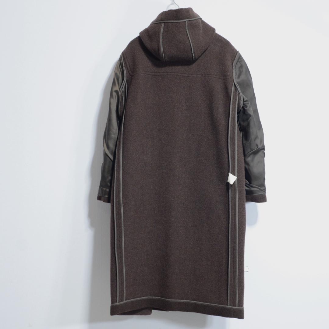 超貴重極上品　ムーアブルック製 カットパイル ダッフルコート M　ヘザーブラウン