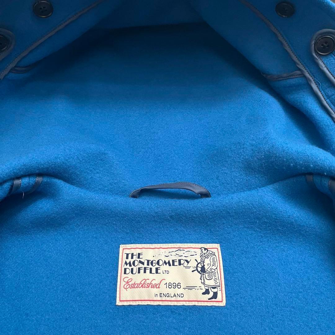 23AW MONTGOMERY Kennington ダッフルコート M ブルー