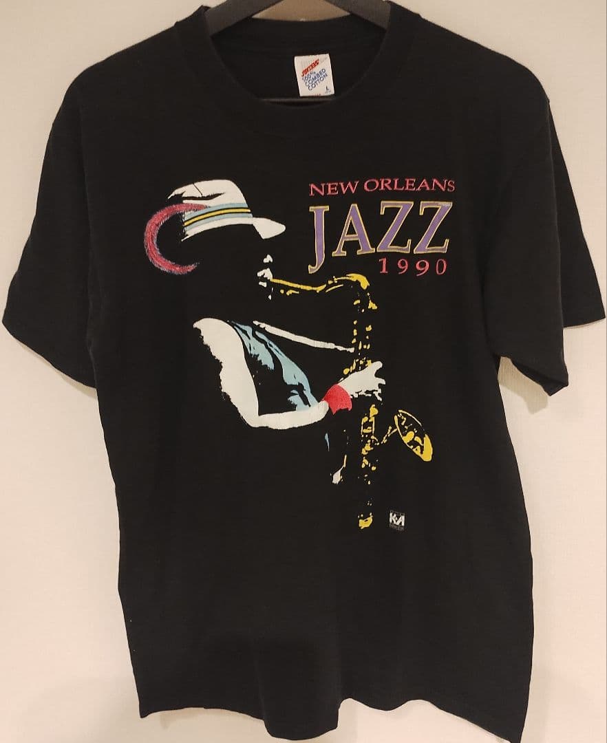 ユ*タ様 New Orleans Jazz 1990 Tシャツ Lサイズ