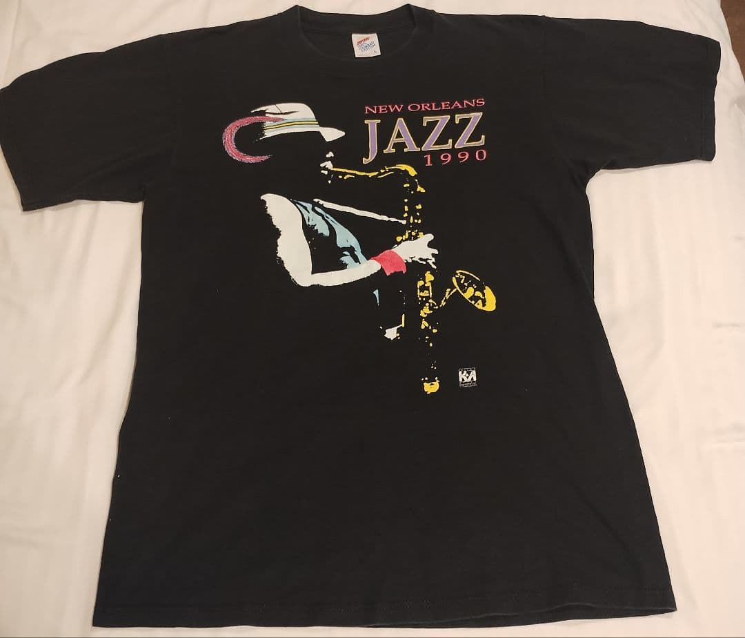 ユ*タ様 New Orleans Jazz 1990 Tシャツ Lサイズ