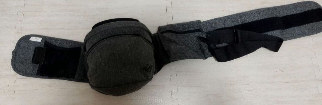 ポルバン　アドバンス ヒップシート グレー　ダブルショルダー付き