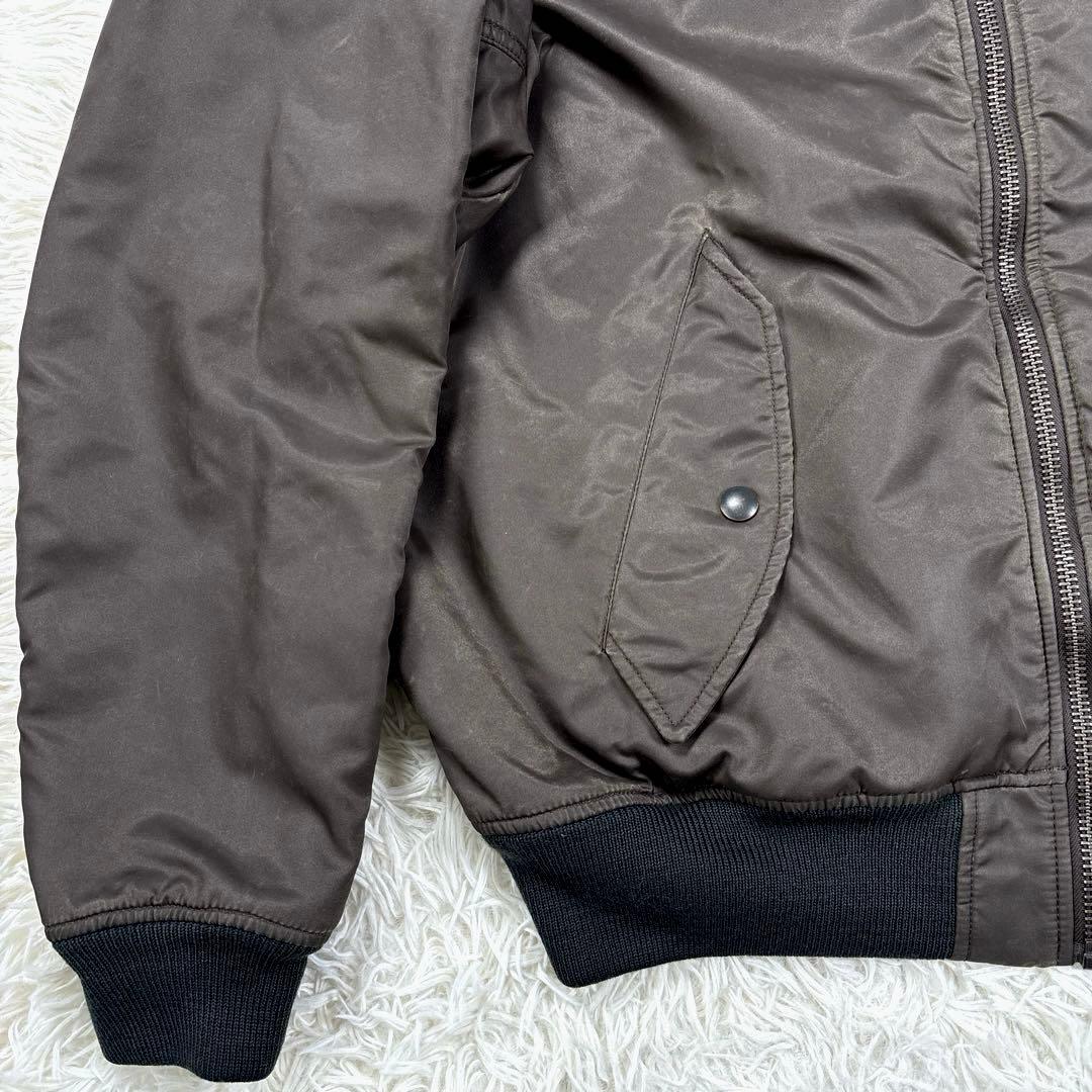 ✨XL・MA-1✨ラルフローレン　フライトジャケット　ヴィンテージ加工　ワッペン